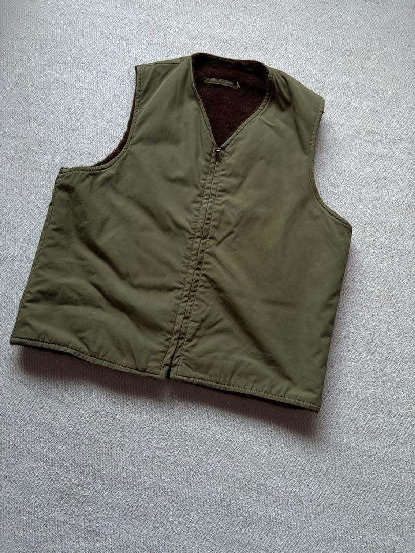 美品40s US NAVY デッキベスト アルパカ USN ヴィンテージ USA