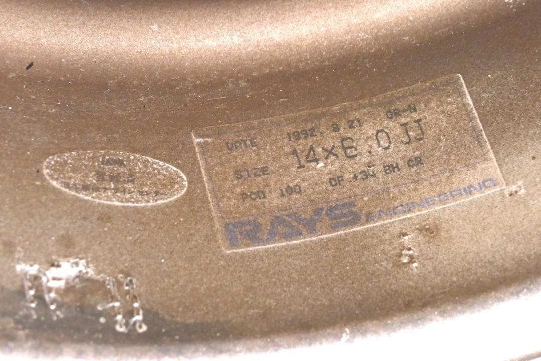 RAYS GR-N 14インチ 6.0JJ PCD100 +34 4本【中古】