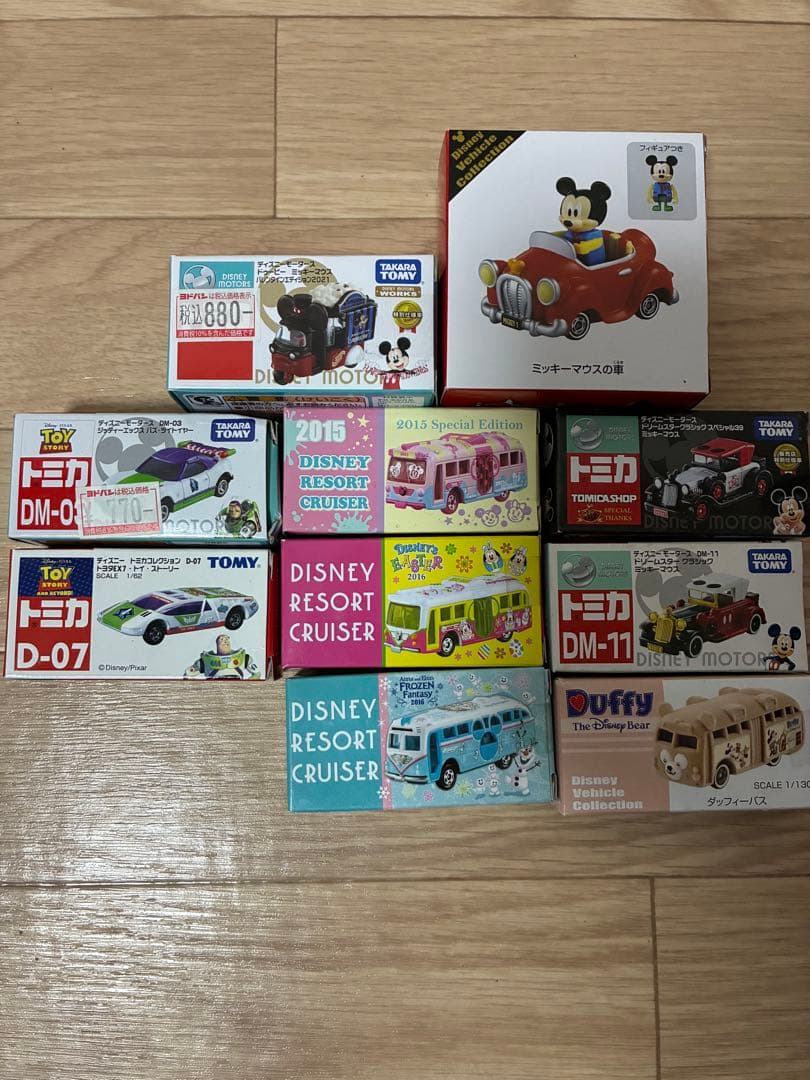 ディズニーコラボトミカ10点セット