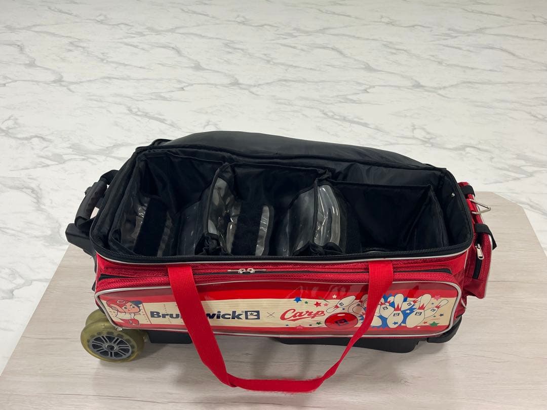 広島県限定商品カープロゴ入りボウリングバック中古品