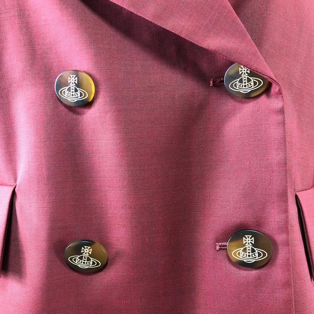Vivienne Westwood ウール テーラードジャケット 40 オレンジ