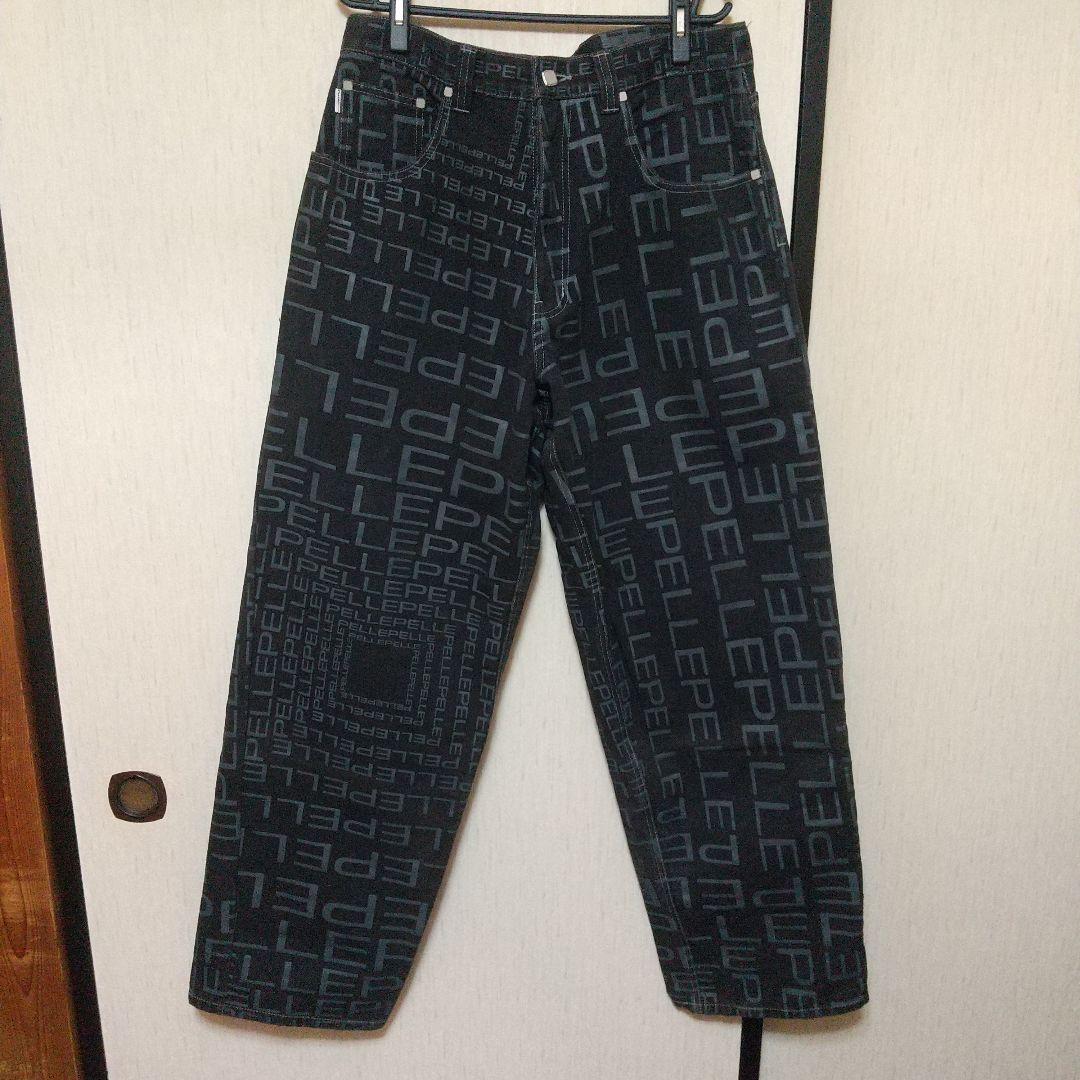 o*y様 PELLE PELLE『総柄ロゴ モノグラムデニムジーンズ』ペレペレ