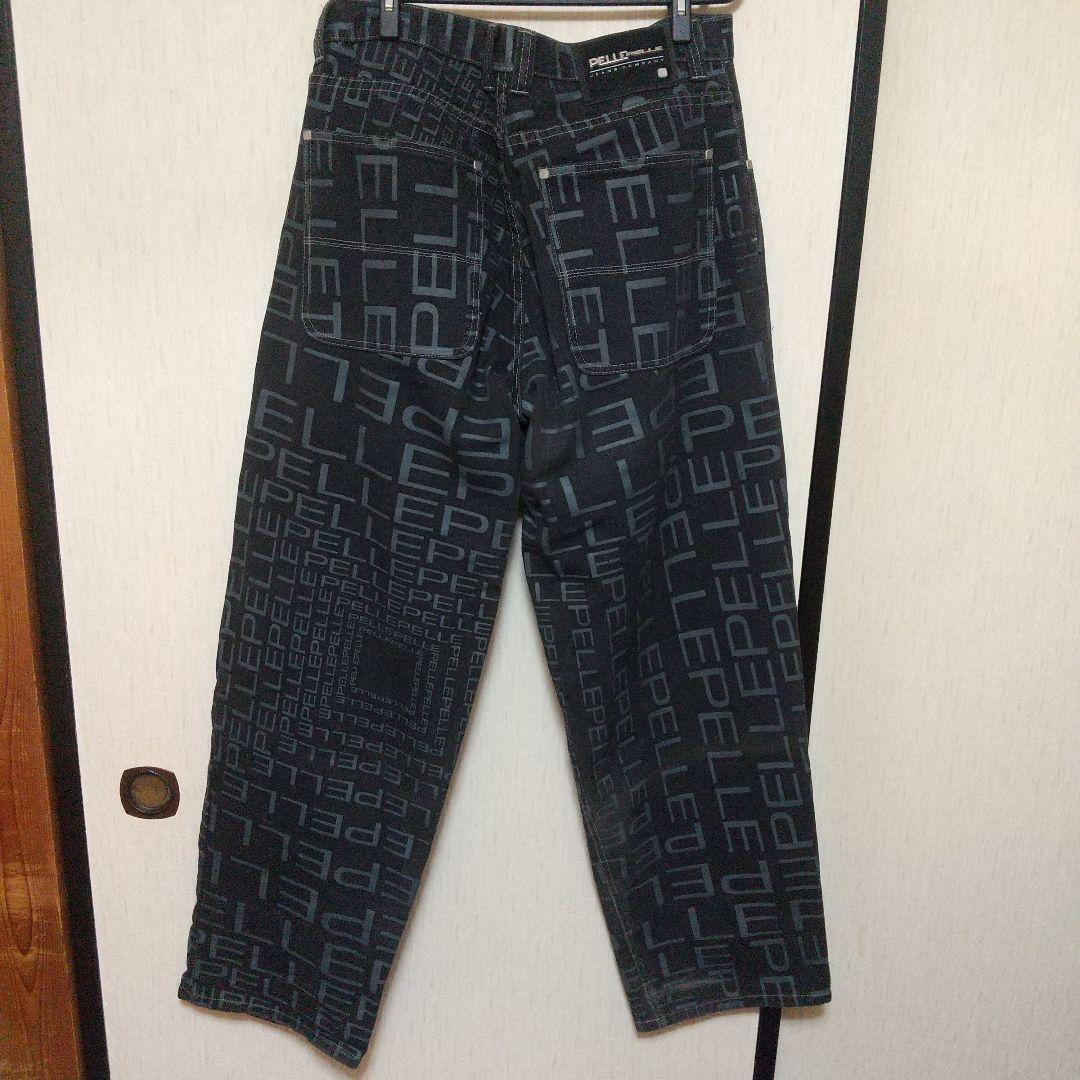 o*y様 PELLE PELLE『総柄ロゴ モノグラムデニムジーンズ』ペレペレ