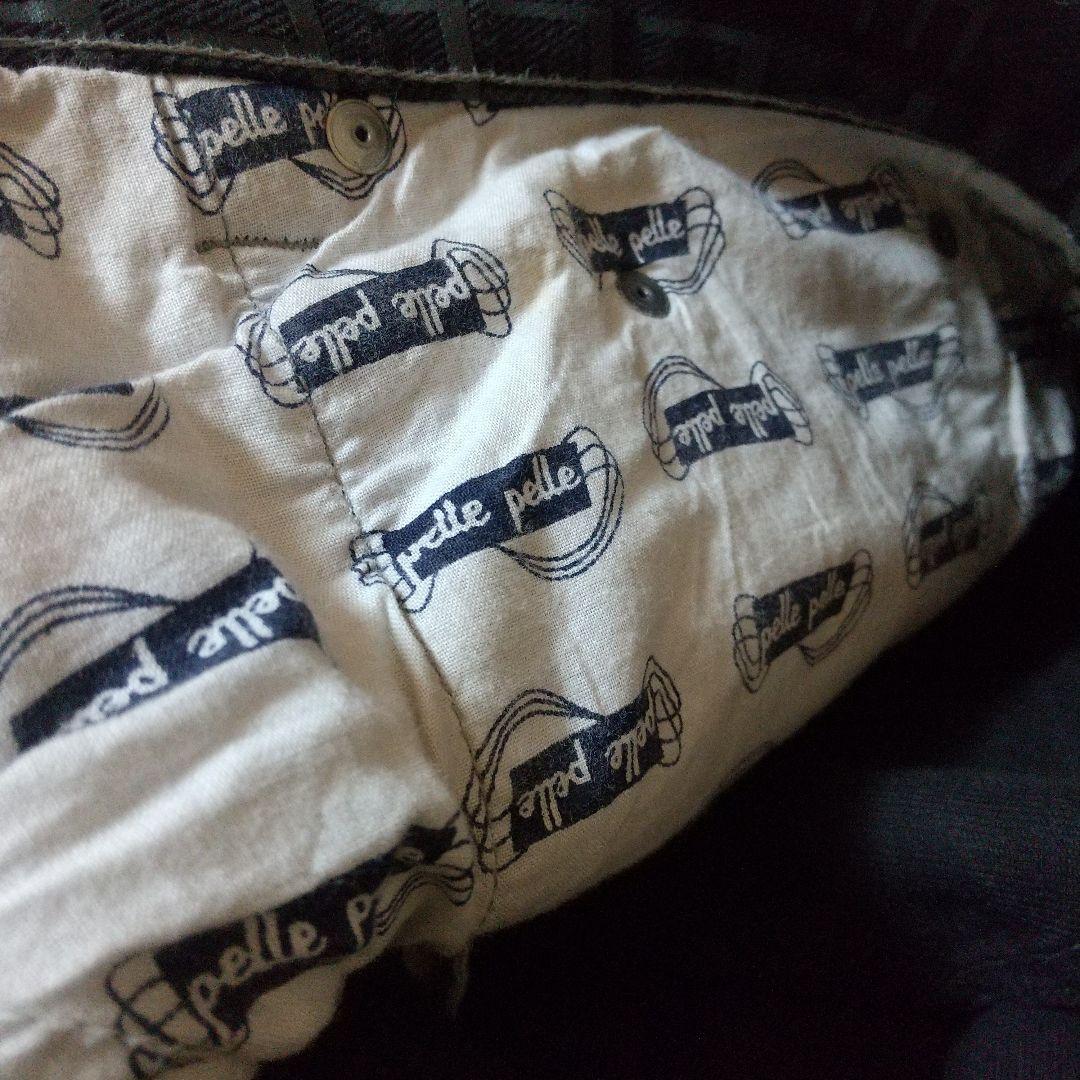 o*y様 PELLE PELLE『総柄ロゴ モノグラムデニムジーンズ』ペレペレ