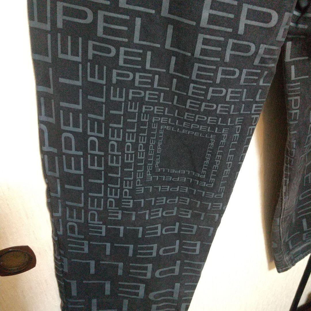 o*y様 PELLE PELLE『総柄ロゴ モノグラムデニムジーンズ』ペレペレ