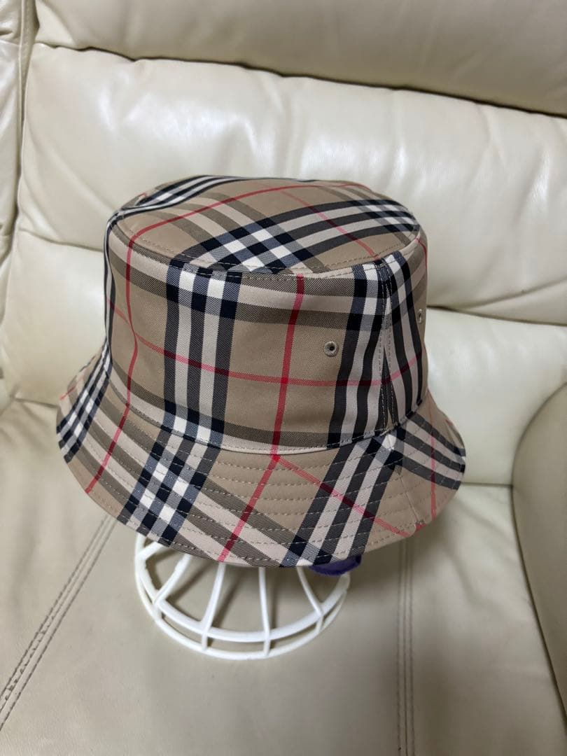BURBERRY チェック柄 バケットハット Lサイズ