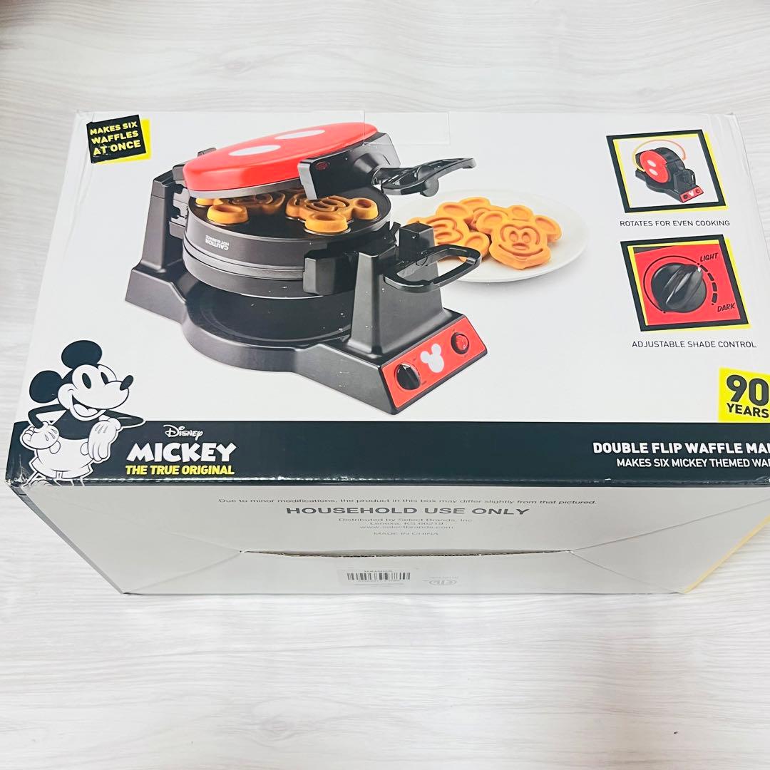 日本未発売 ディズニー 90周年 ミッキーマウス ワッフルメーカー　限定品