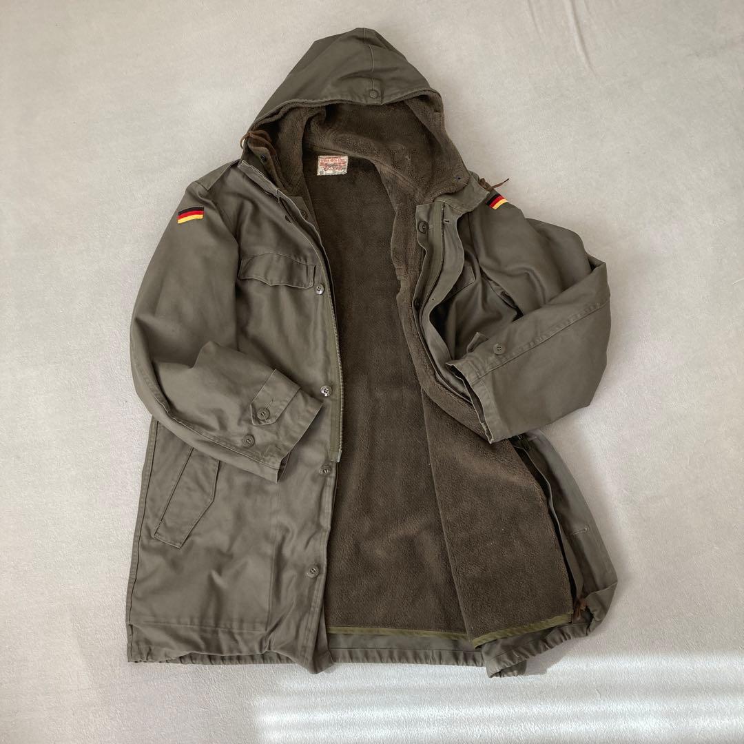 ドイツ軍　ビンテージ　ミリタリー　フィールド　モッズ　コート　ボアライナー