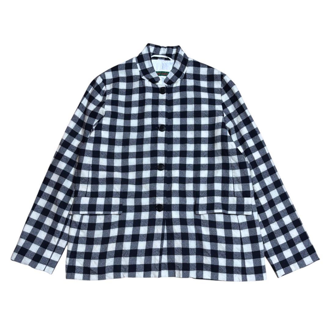 【美品】CASEY CASEY ウールシャツジャケット　カバーオール　M