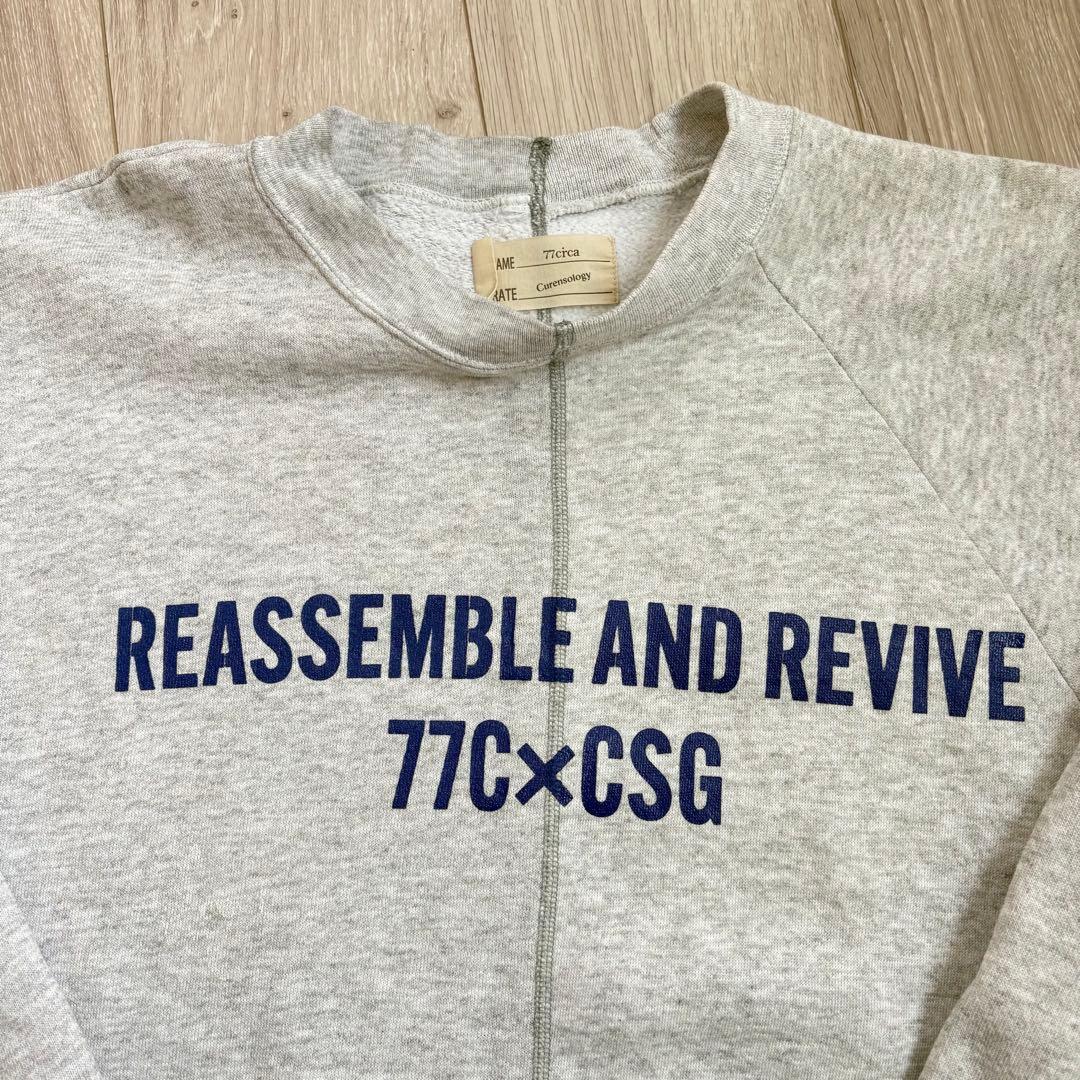 Curensology 77circa ヴィンテージスウェット