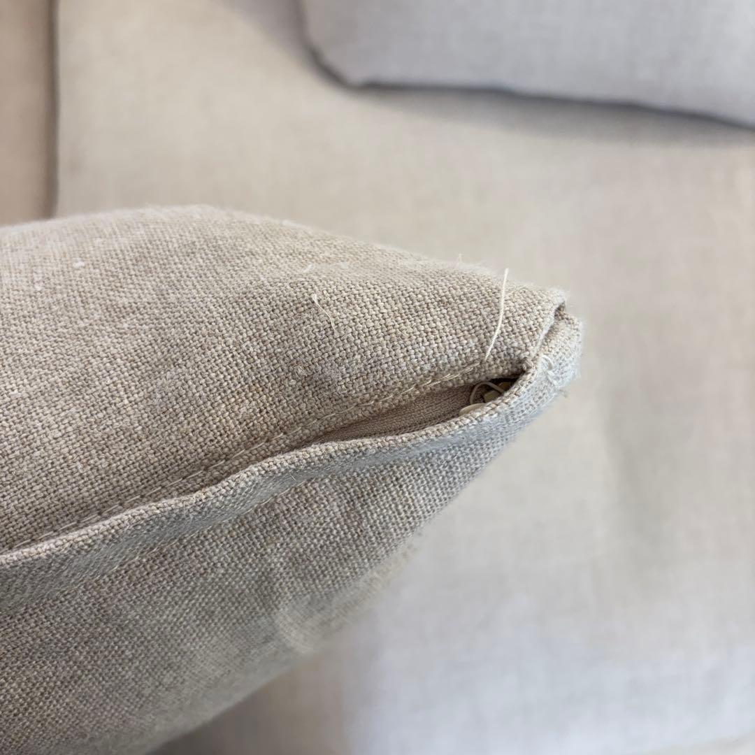 Re:CENO(リセノ) AGRA 3人掛けソファ リネン生地