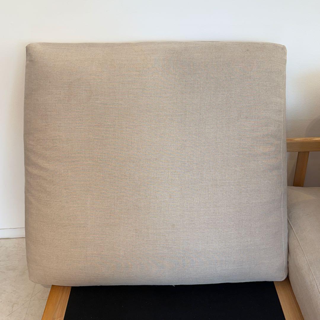 Re:CENO(リセノ) AGRA 3人掛けソファ リネン生地