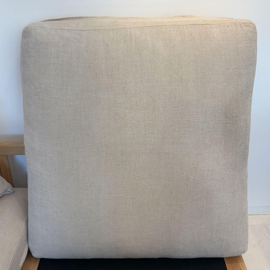 Re:CENO(リセノ) AGRA 3人掛けソファ リネン生地