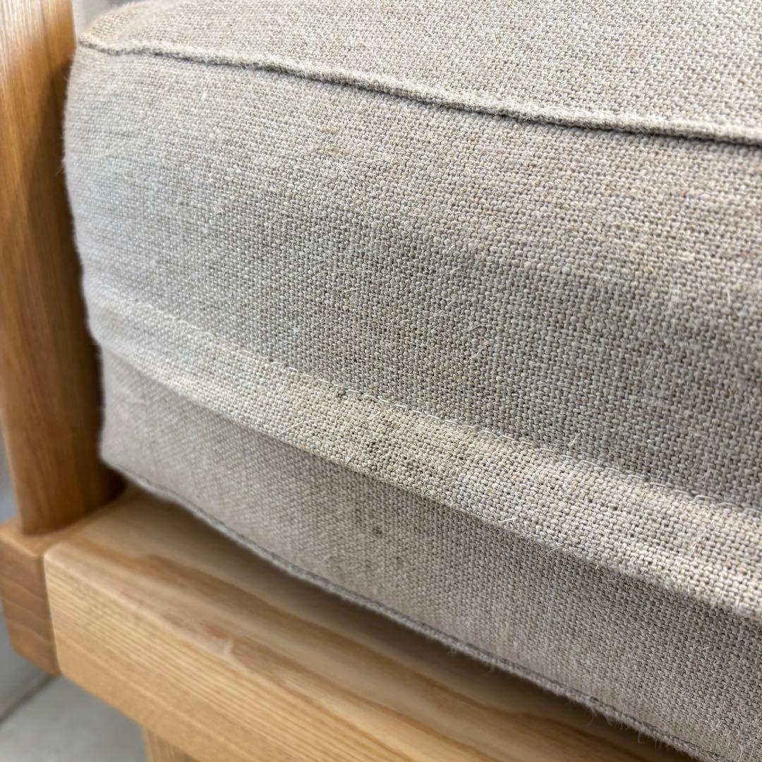 Re:CENO(リセノ) AGRA 3人掛けソファ リネン生地