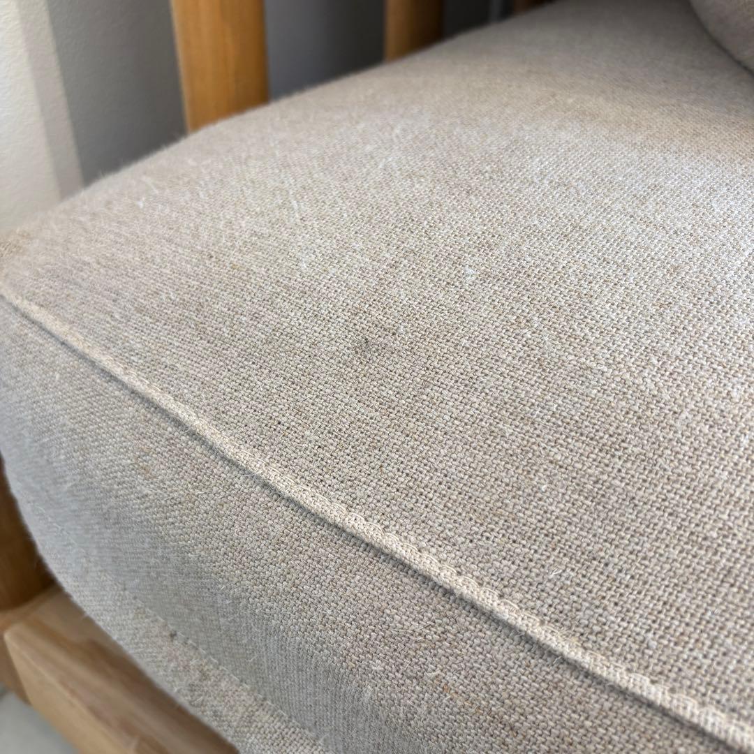 Re:CENO(リセノ) AGRA 3人掛けソファ リネン生地