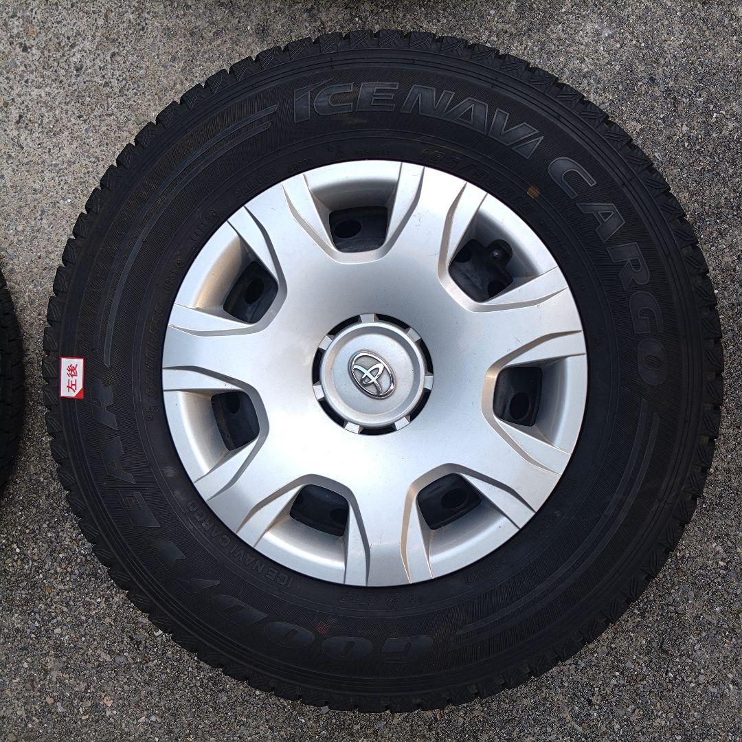【送料込み】ハイエース 純正ホイール＋スタッドレス