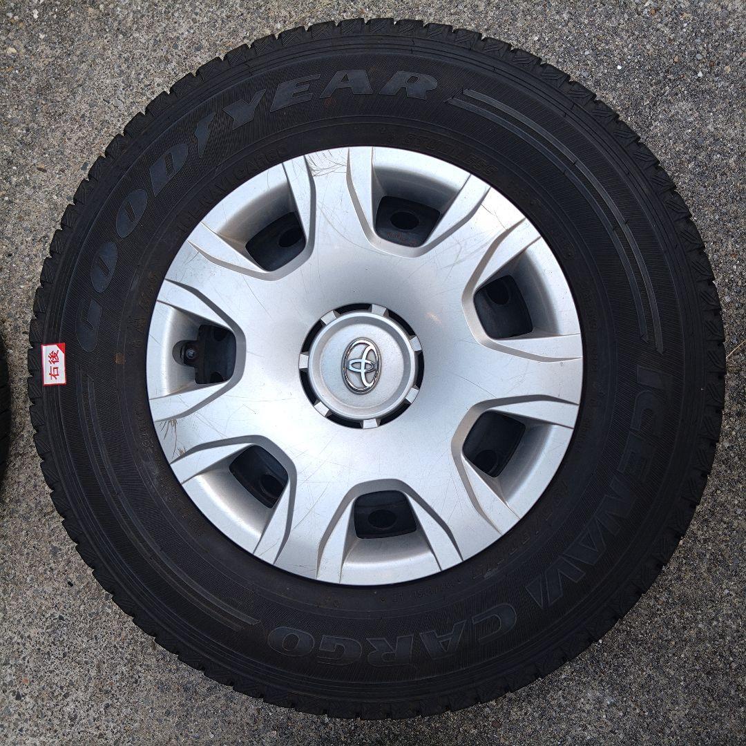 【送料込み】ハイエース 純正ホイール＋スタッドレス