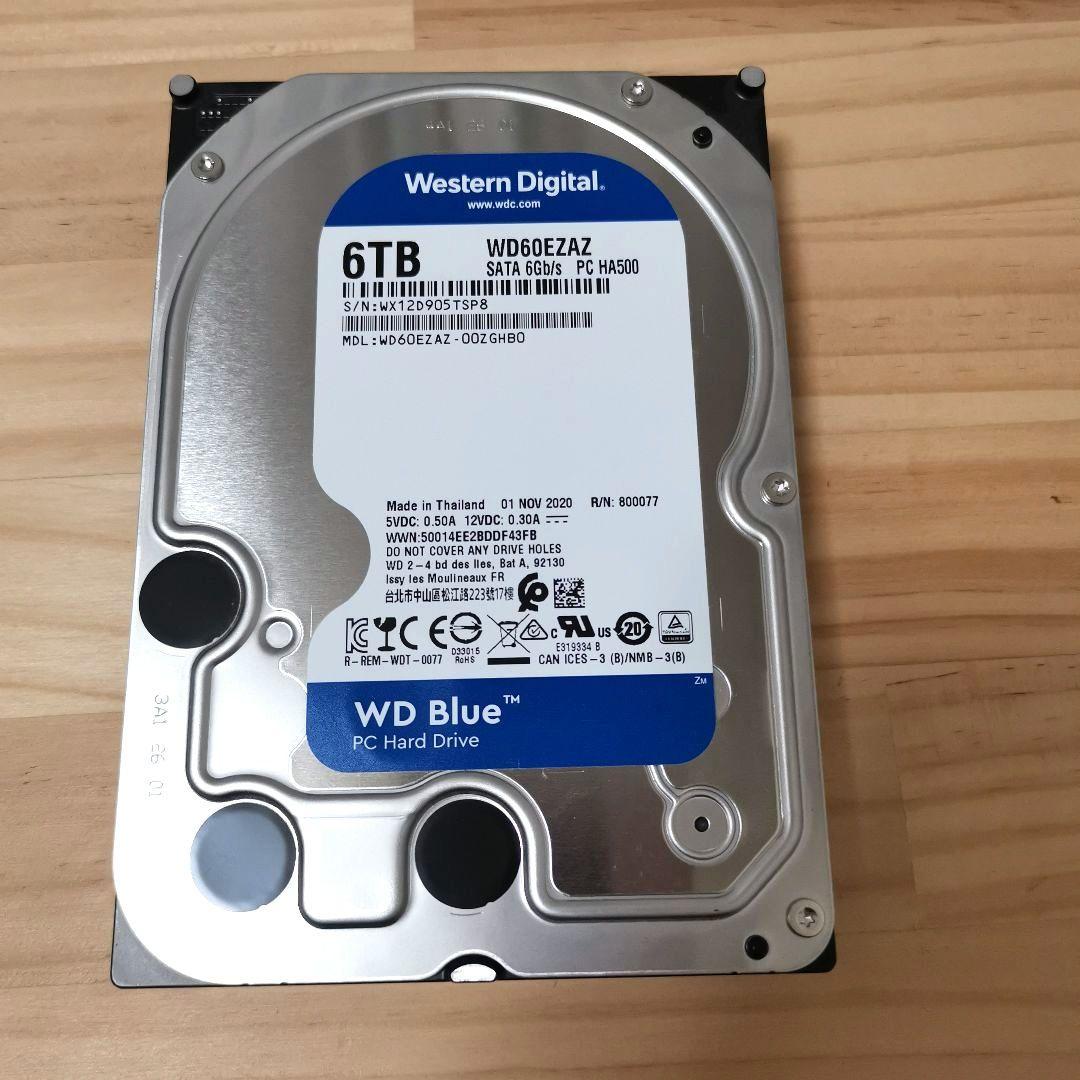 内蔵型ハードディスクドライブ WD WD60EZAZ 6TB HDD