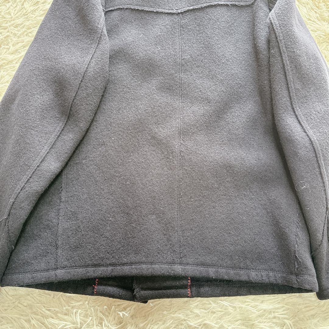 45rpm ウール100% ネイビー 45R メルトン　テーラードジャケット