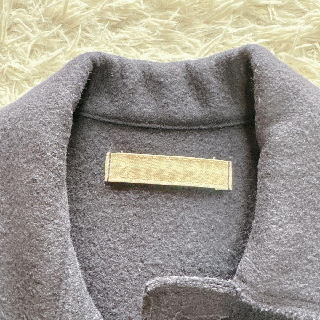 45rpm ウール100% ネイビー 45R メルトン　テーラードジャケット