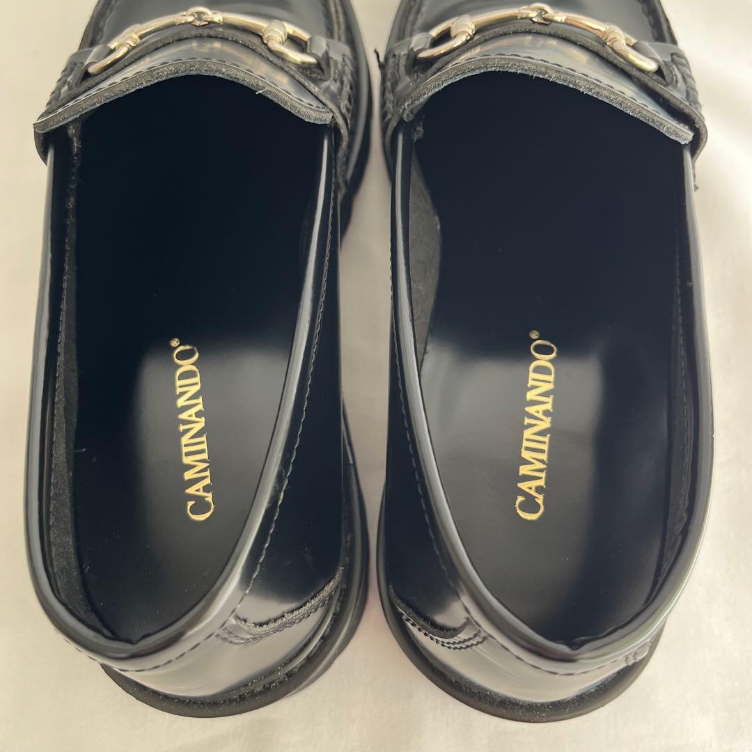 CAMINANDO カミナンド ビットローファー ブラック 23㎝