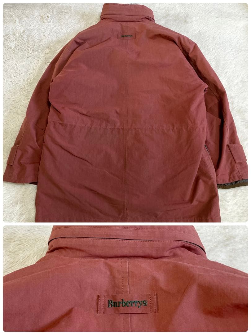 希少 BURBERRY ノバチェック キルティングジャケット付き モッズコート