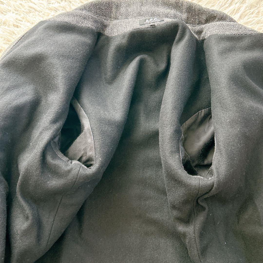 美品　A.P.C. ツイード　ワークジャケット フランス製 ヘリンボーン L相当