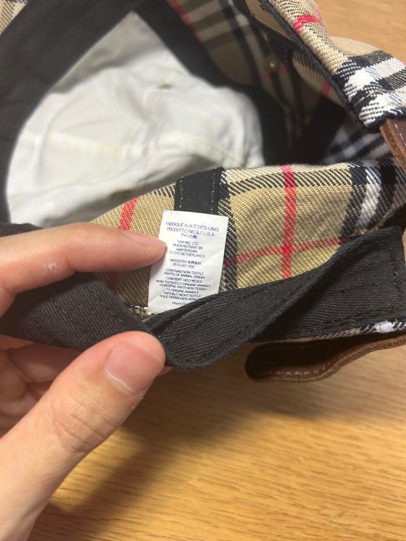 Supreme Burberry キャップ