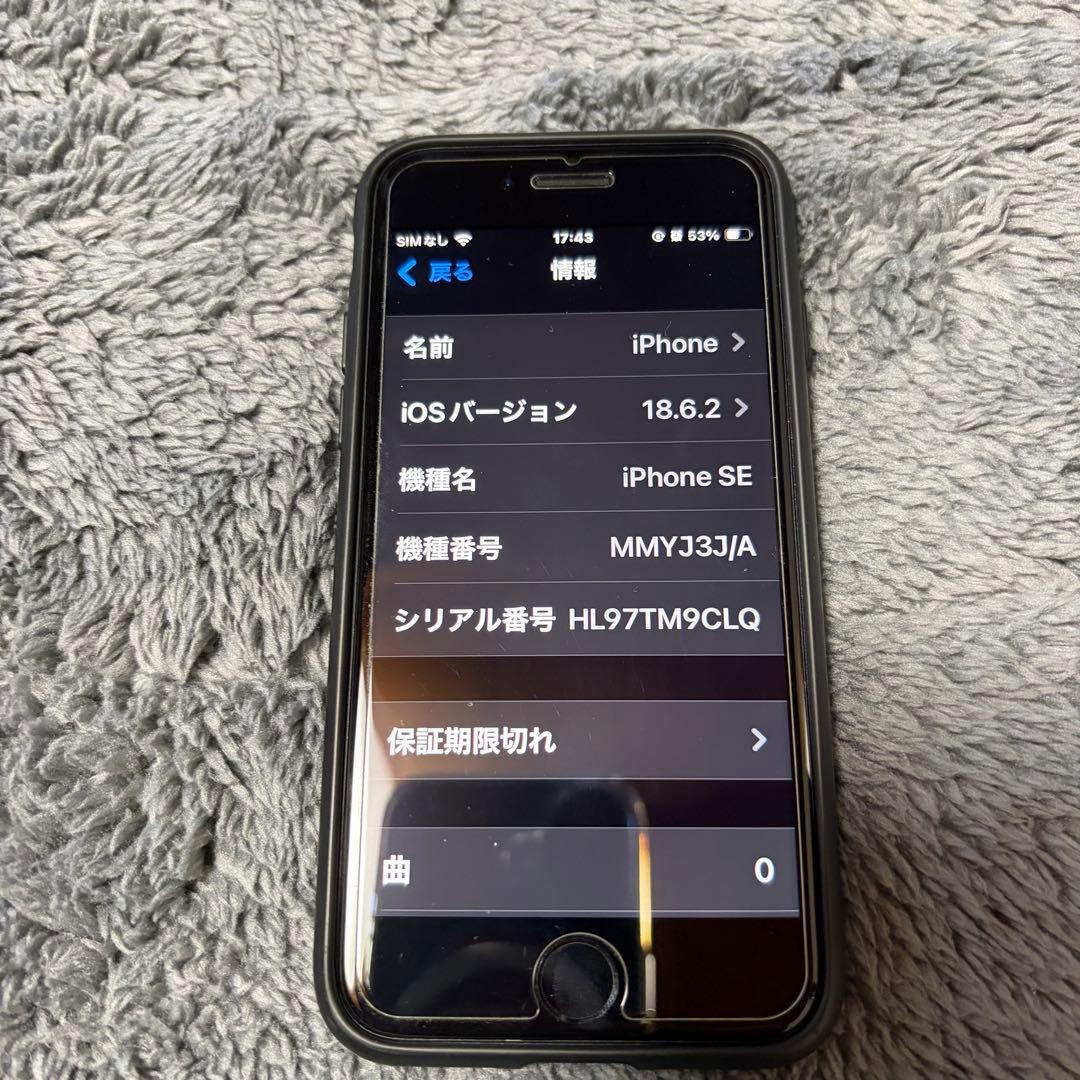 iPhone SE (第3世代) ミッドナイト SIMフリー 256GB 美品