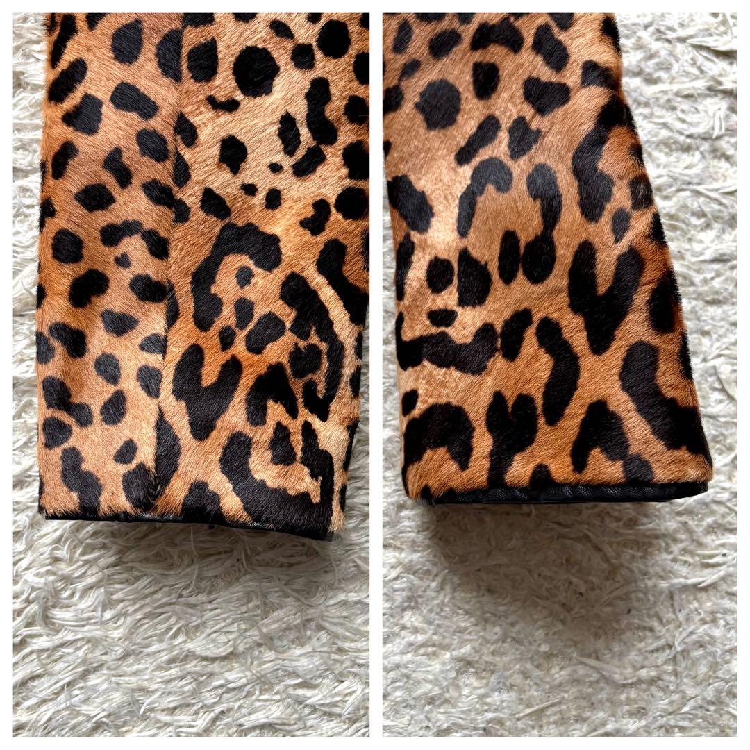 【定価40万円】ラルフローレン レオパード テーラードジャケット 1B ハラコ