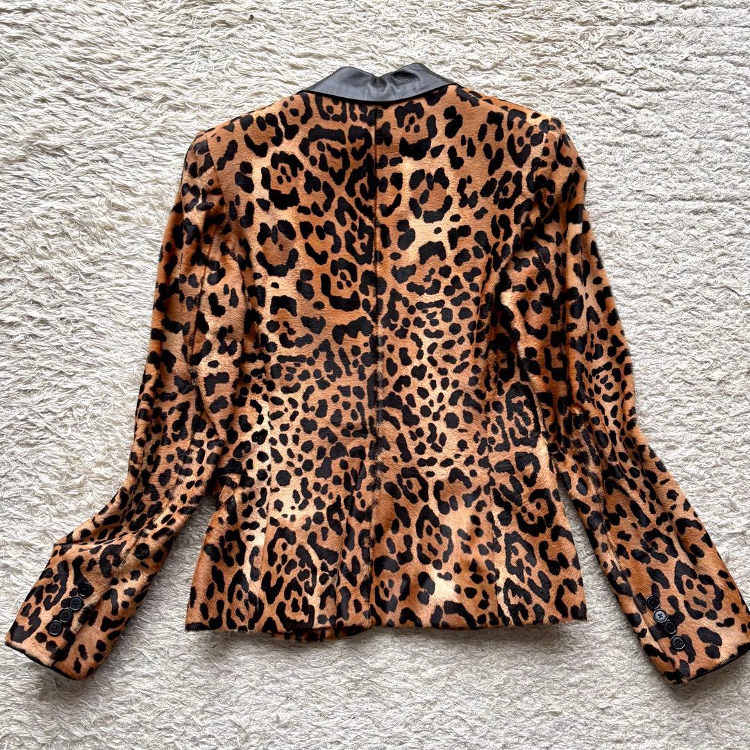 【定価40万円】ラルフローレン レオパード テーラードジャケット 1B ハラコ