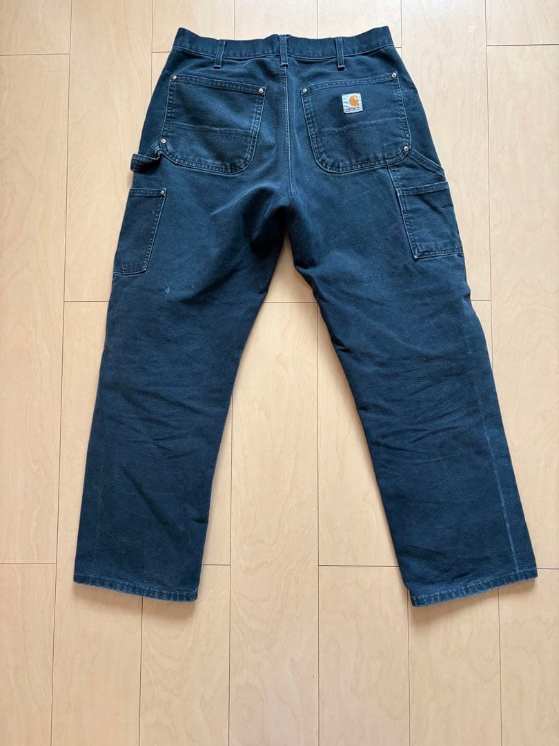 カーハート　ダブルニー　ブラック