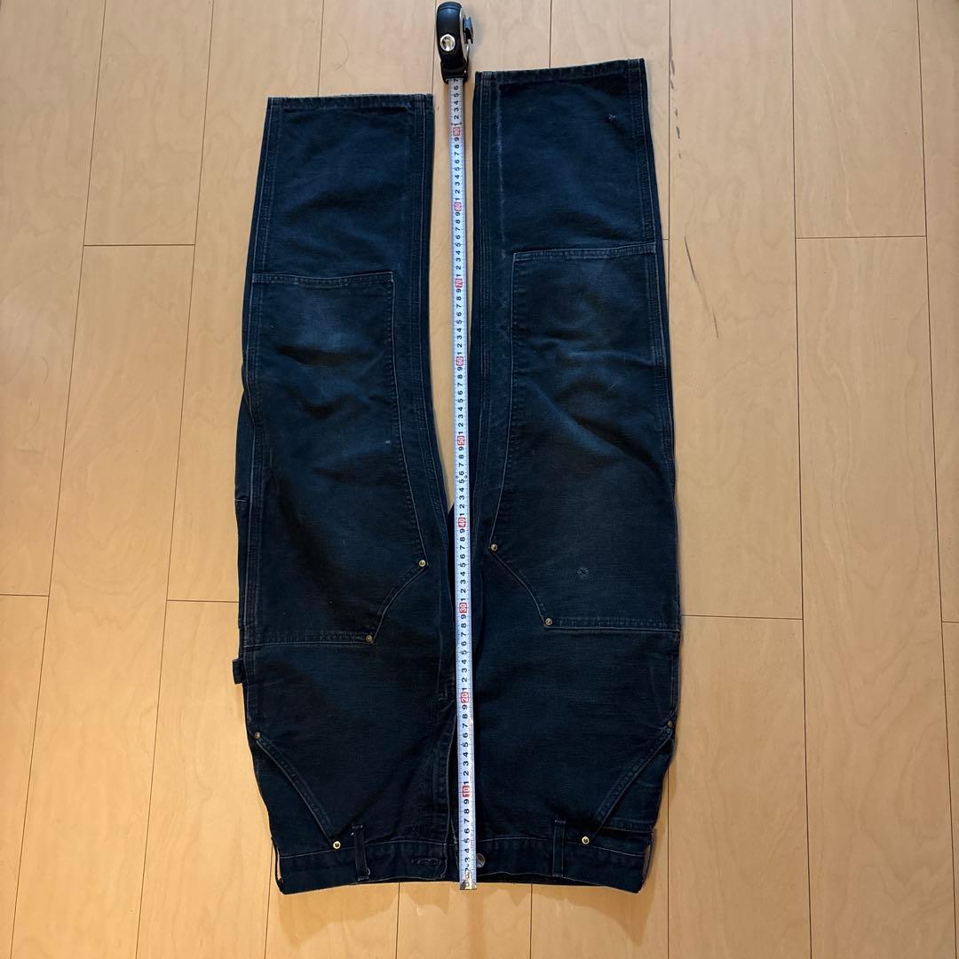 カーハート　ダブルニー　ブラック