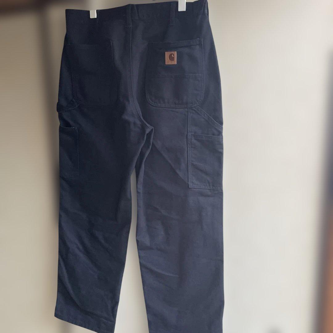 carhartt ダックペインターパンツ　シングルニー　black 36×30