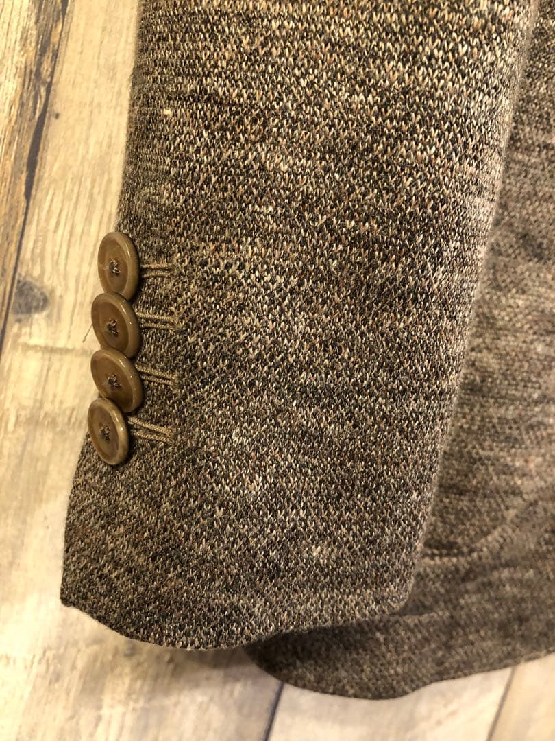 新作チルコロ CIRCOLO ストレッチ ジャージ ジャケット リネン ブラウン