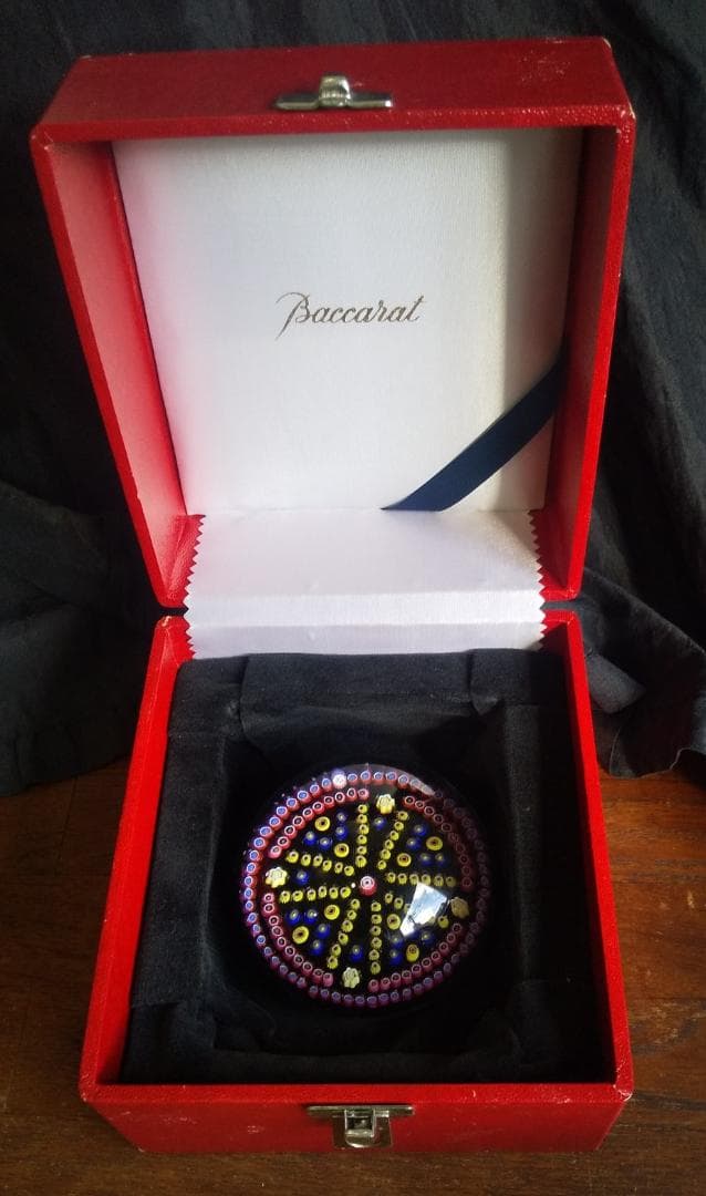バカラ　BACARRAT　ペーパーウエイト　1990年　200/132