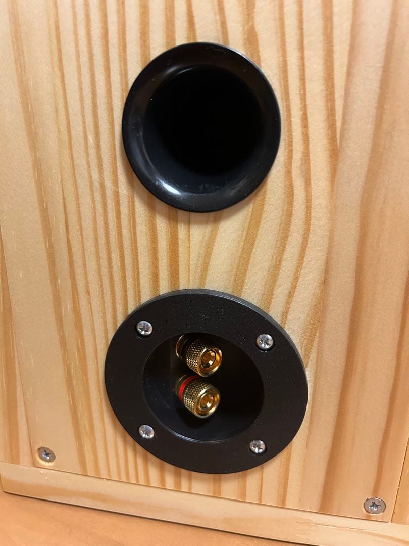 自作スピーカー ダブルバスレフ型グリーンバッフル