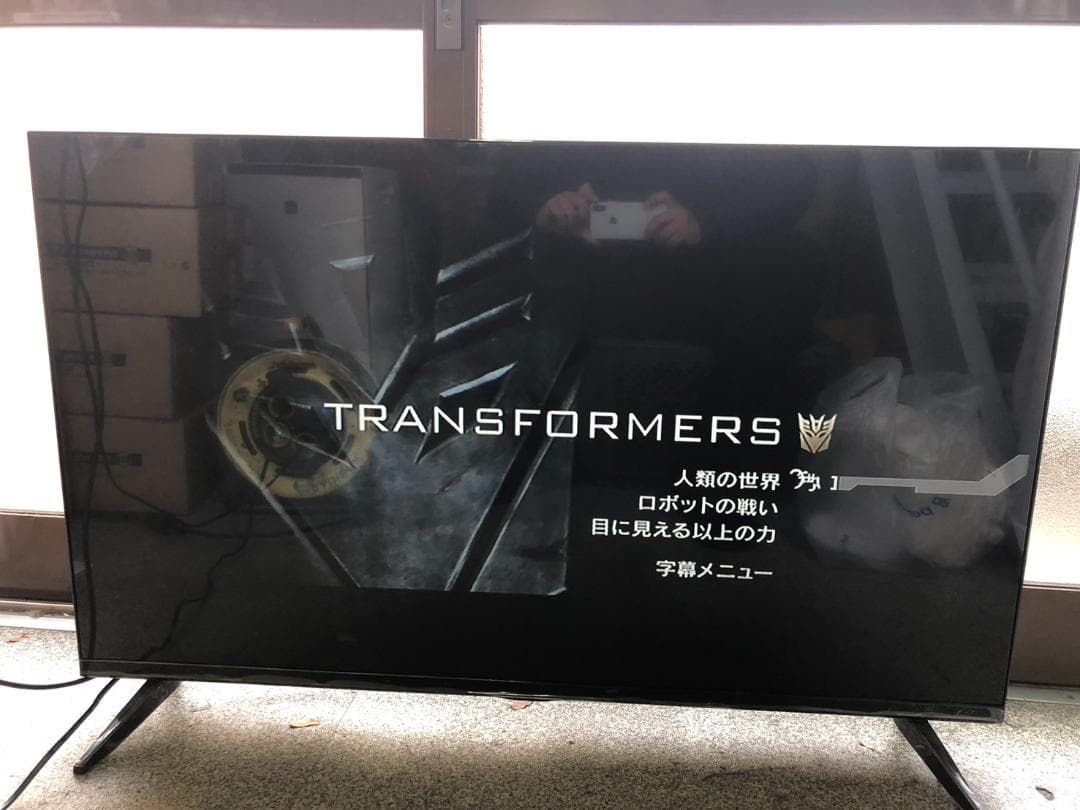 動作OK 43V型 4K対応液晶テレビ LE-434S4KT-BK 2023年製