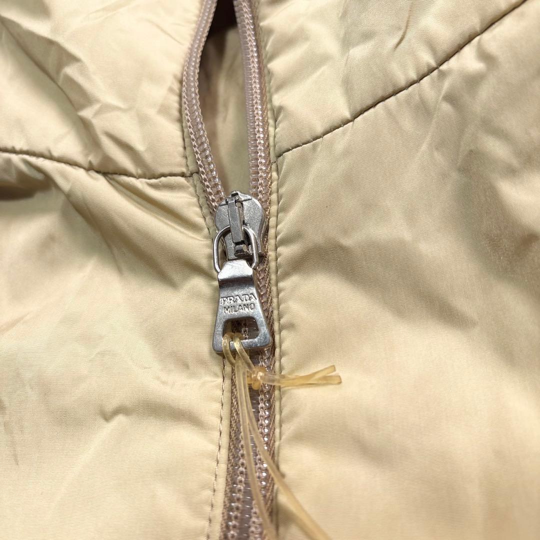 PRADA プラダ ベスト レディース ブラウン カーキ Mサイズ