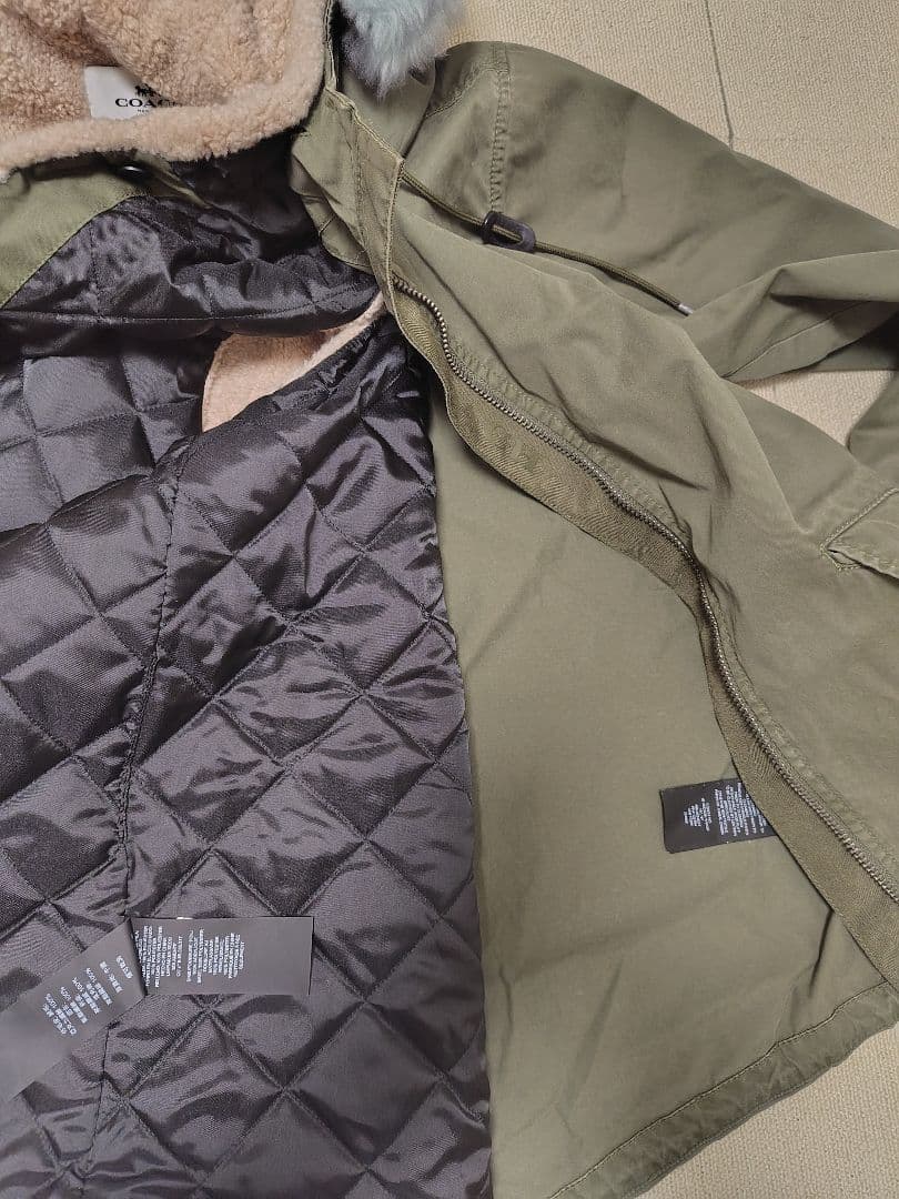 【COACH】コーチ　モッズコート　ライナー付　定価約18万円