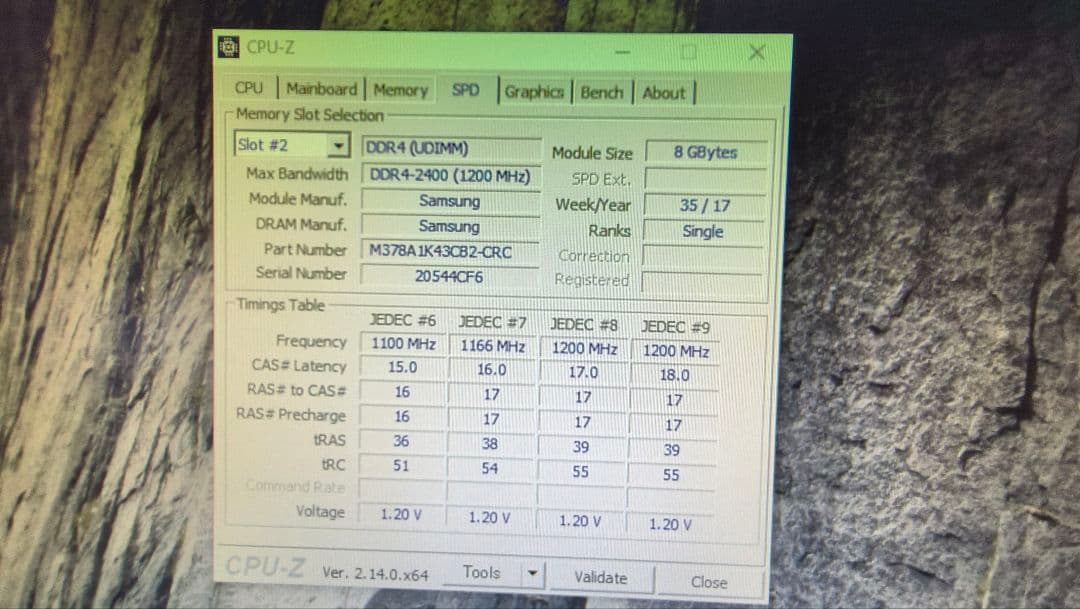DDR4 8GBx4枚 32GB pc4-2400 動作確認済み ③