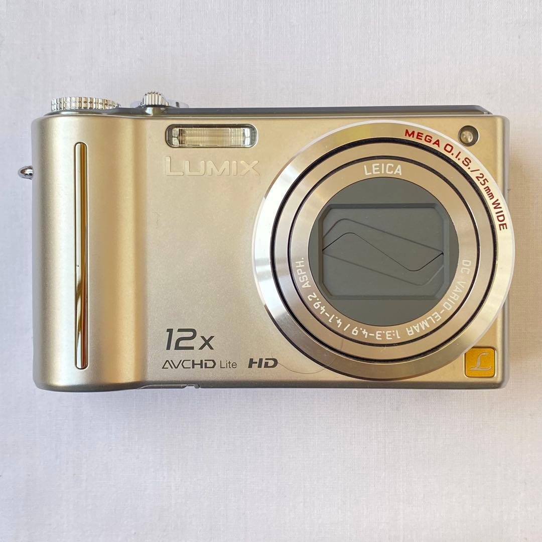 【美品】Panasonic LUMIX DMC-TZ7 シルバー 中古 現状品