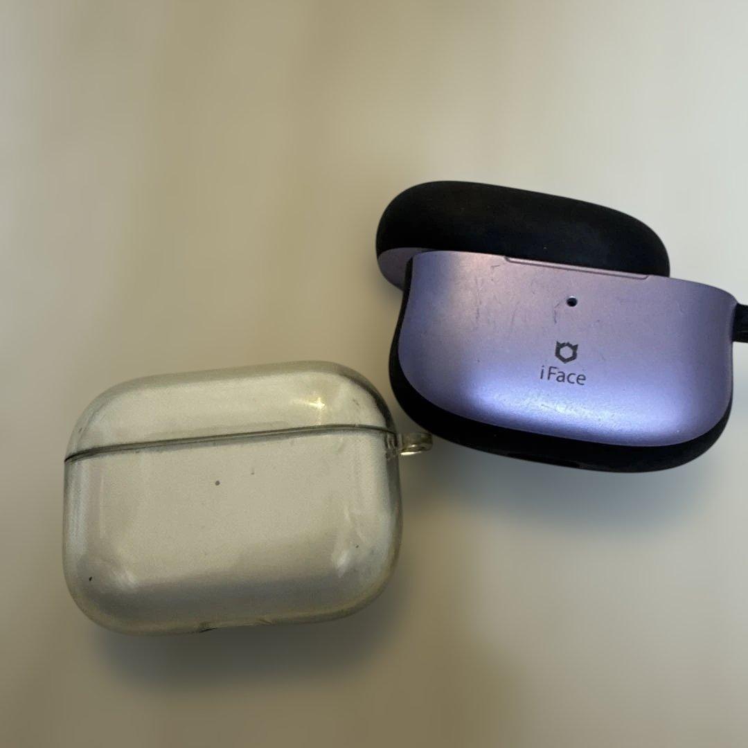 AirPodsPro第1世代 クリアケース、iFaceケース付き