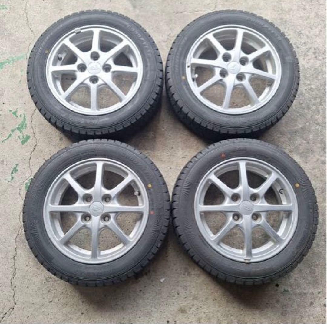 （送料込 ） 155/65R14 スタッドレスタイヤ ＋ 純正アルミホイール4本
