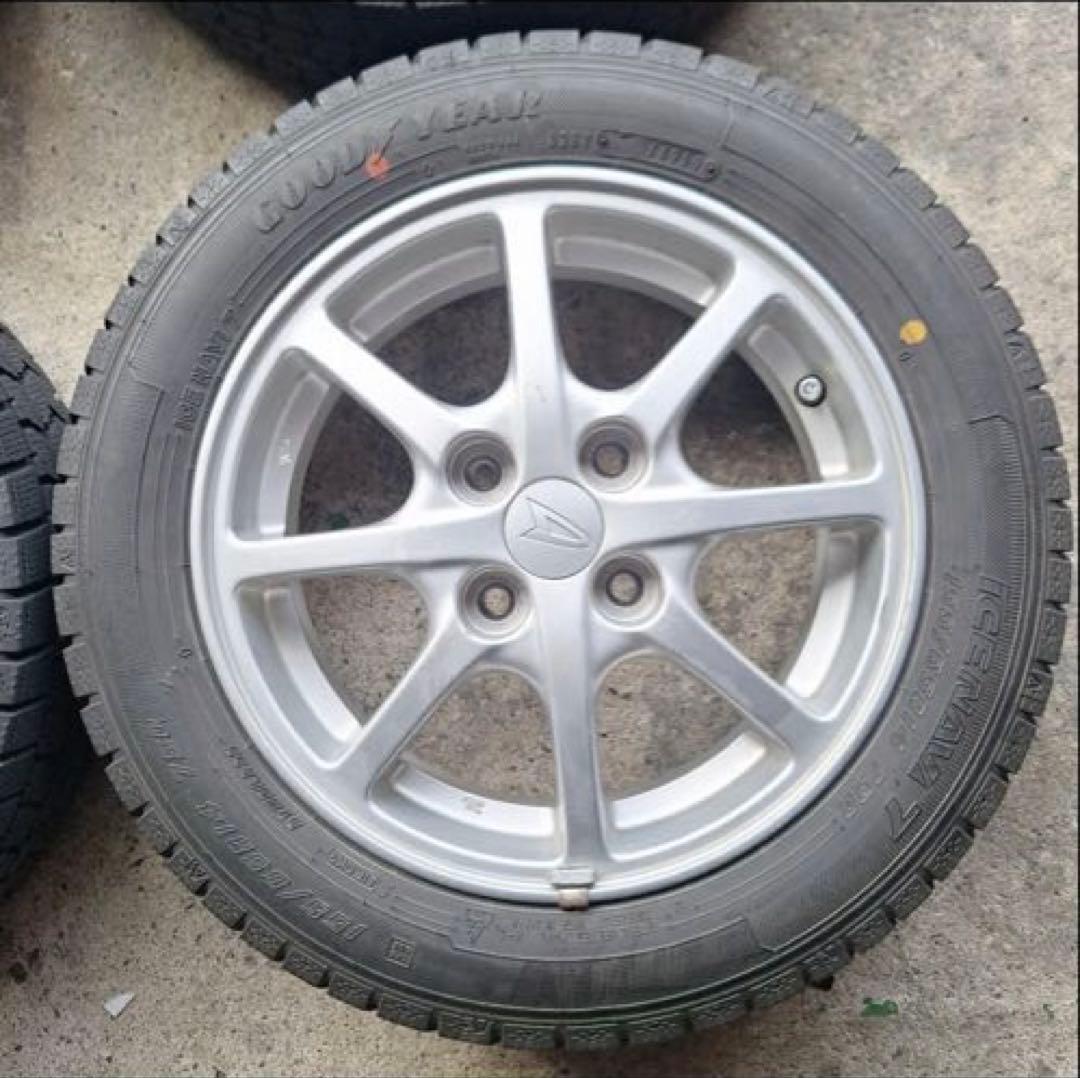 （送料込 ） 155/65R14 スタッドレスタイヤ ＋ 純正アルミホイール4本