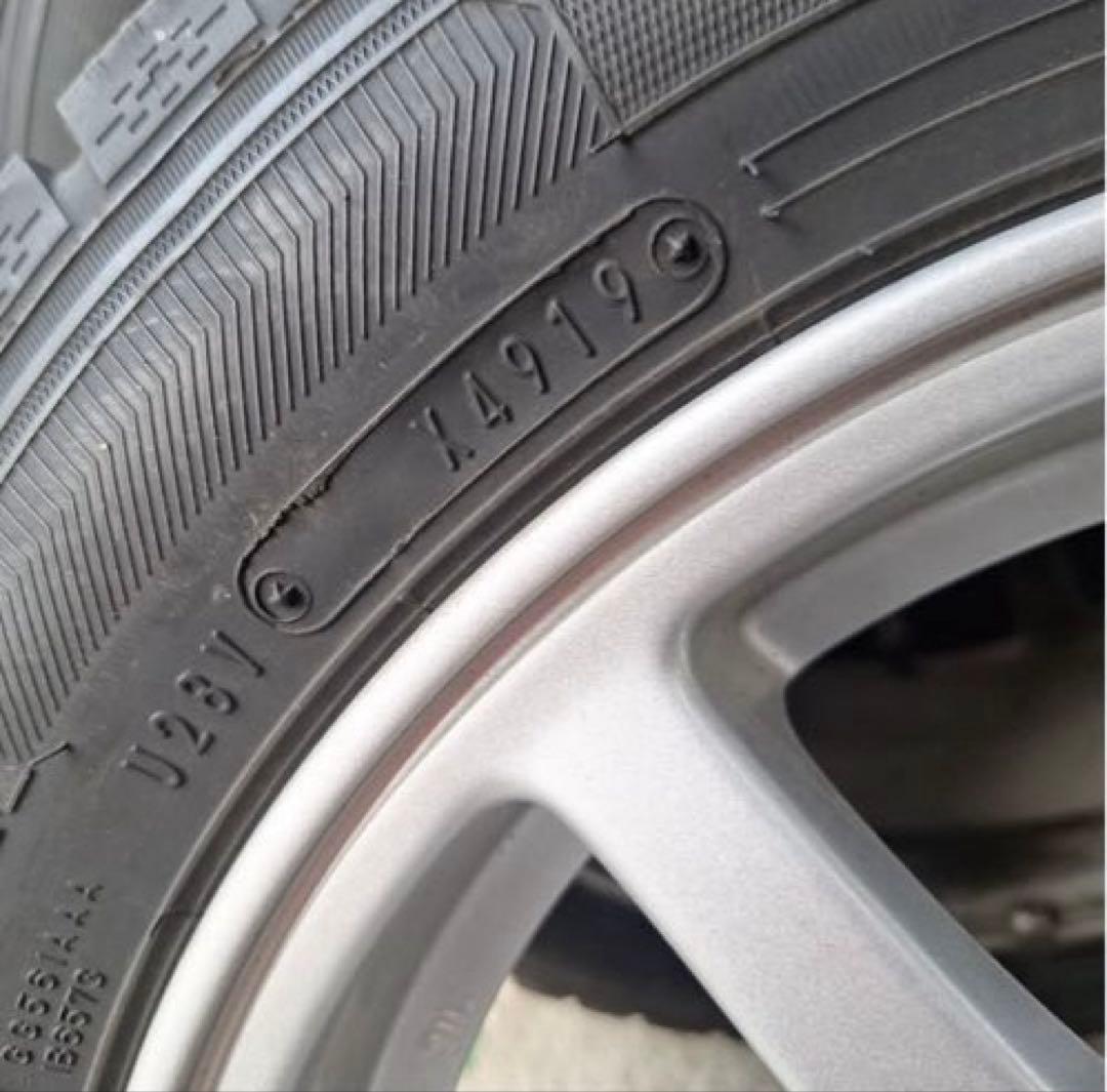 （送料込 ） 155/65R14 スタッドレスタイヤ ＋ 純正アルミホイール4本