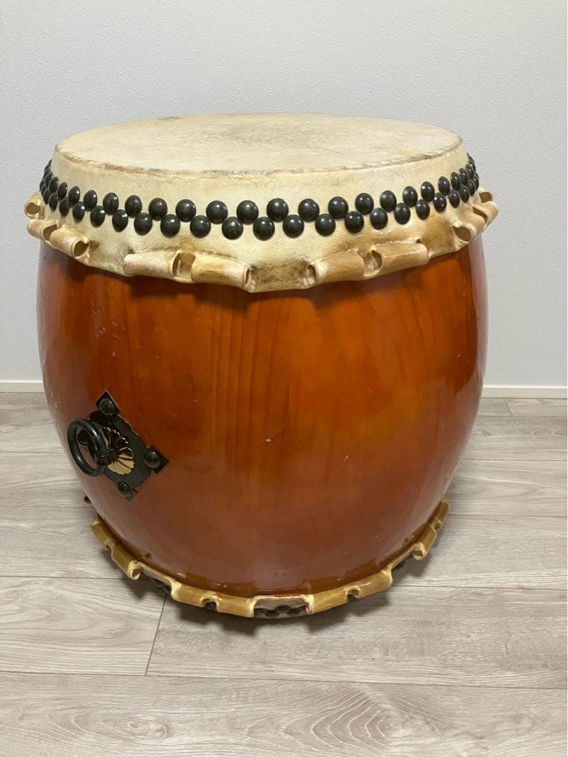 長胴太鼓 和太鼓 一尺6寸　打面48㎝　高さ60㎝②