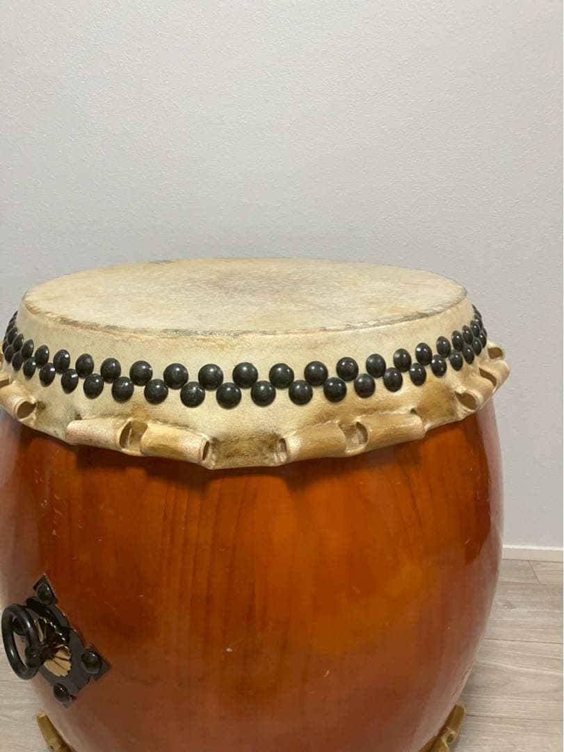 長胴太鼓 和太鼓 一尺6寸　打面48㎝　高さ60㎝②