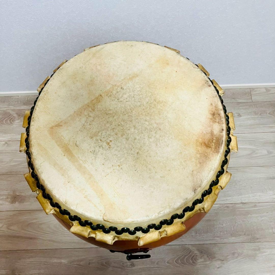 長胴太鼓 和太鼓 一尺6寸　打面48㎝　高さ60㎝②