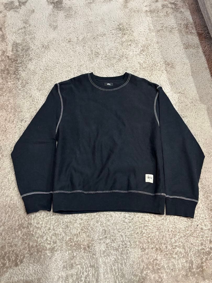 Stussy クルーネックスウェット 黒